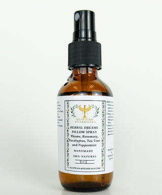 Herbal Dreams Pillow Spray – Thyme, Rosemary, Eucalyptus, Tea Tree and Peppermint